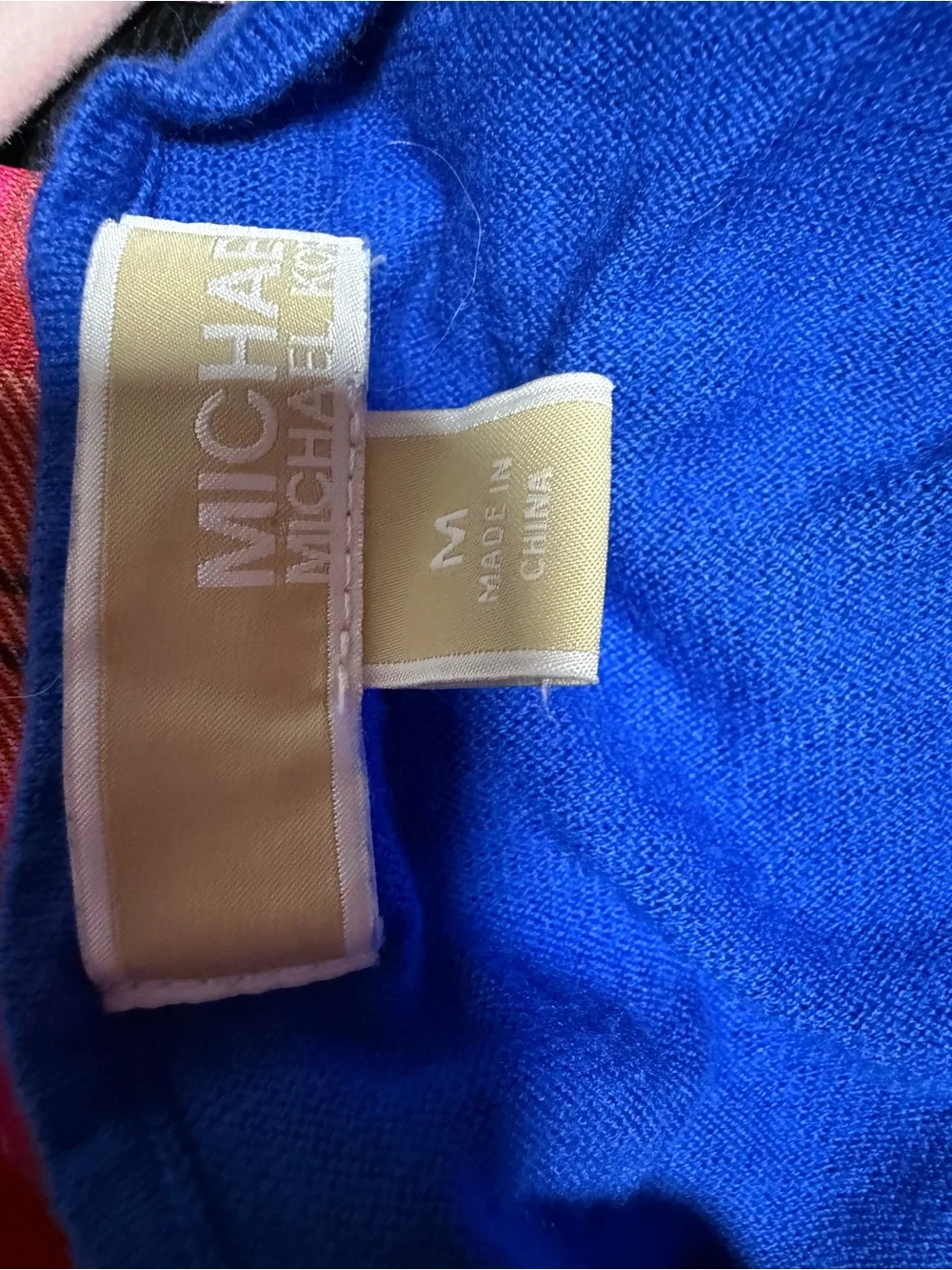 Michael Kors Electric Blue Long Sleeve Crewneck Lightweight Sweater Size Medium